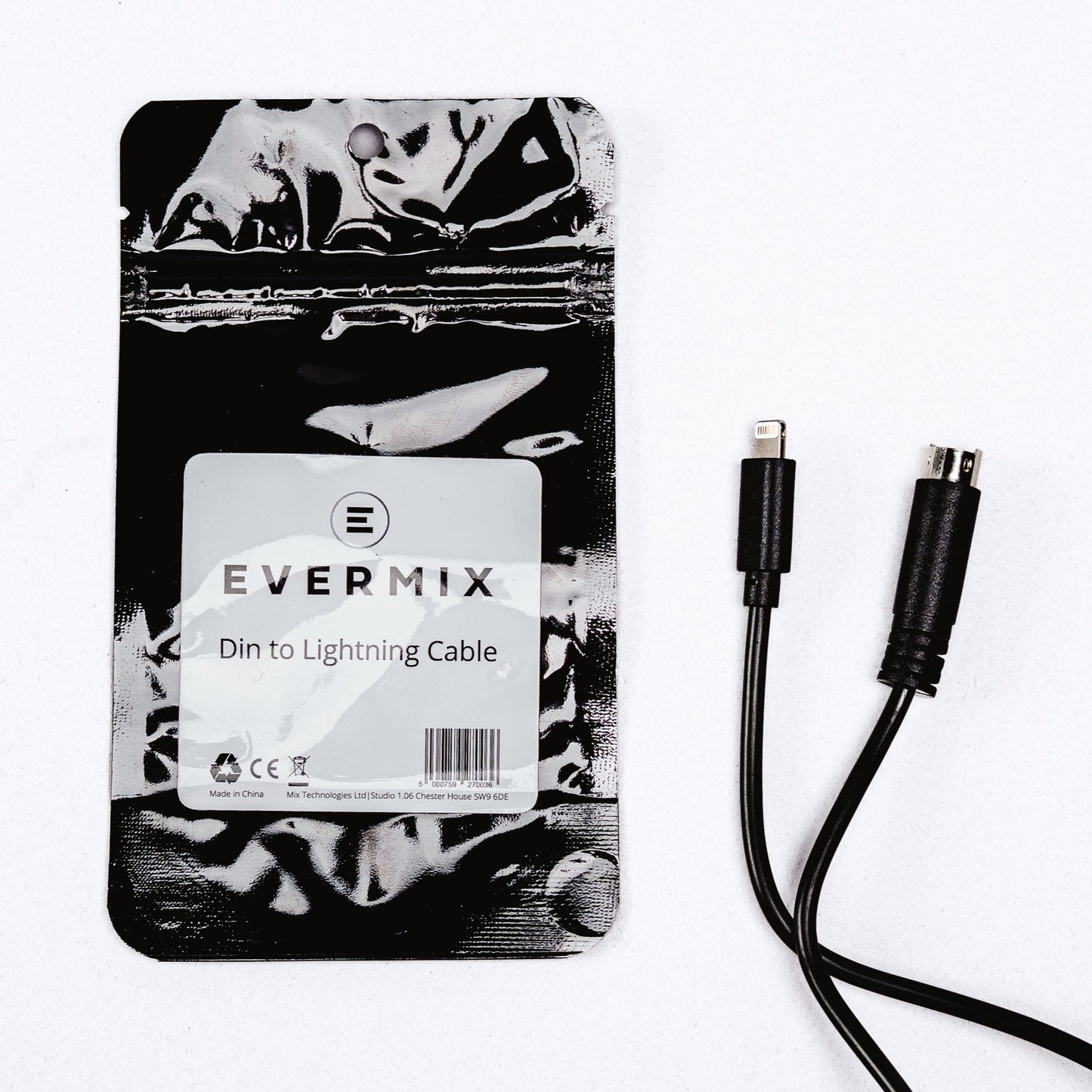 din to lightning cable